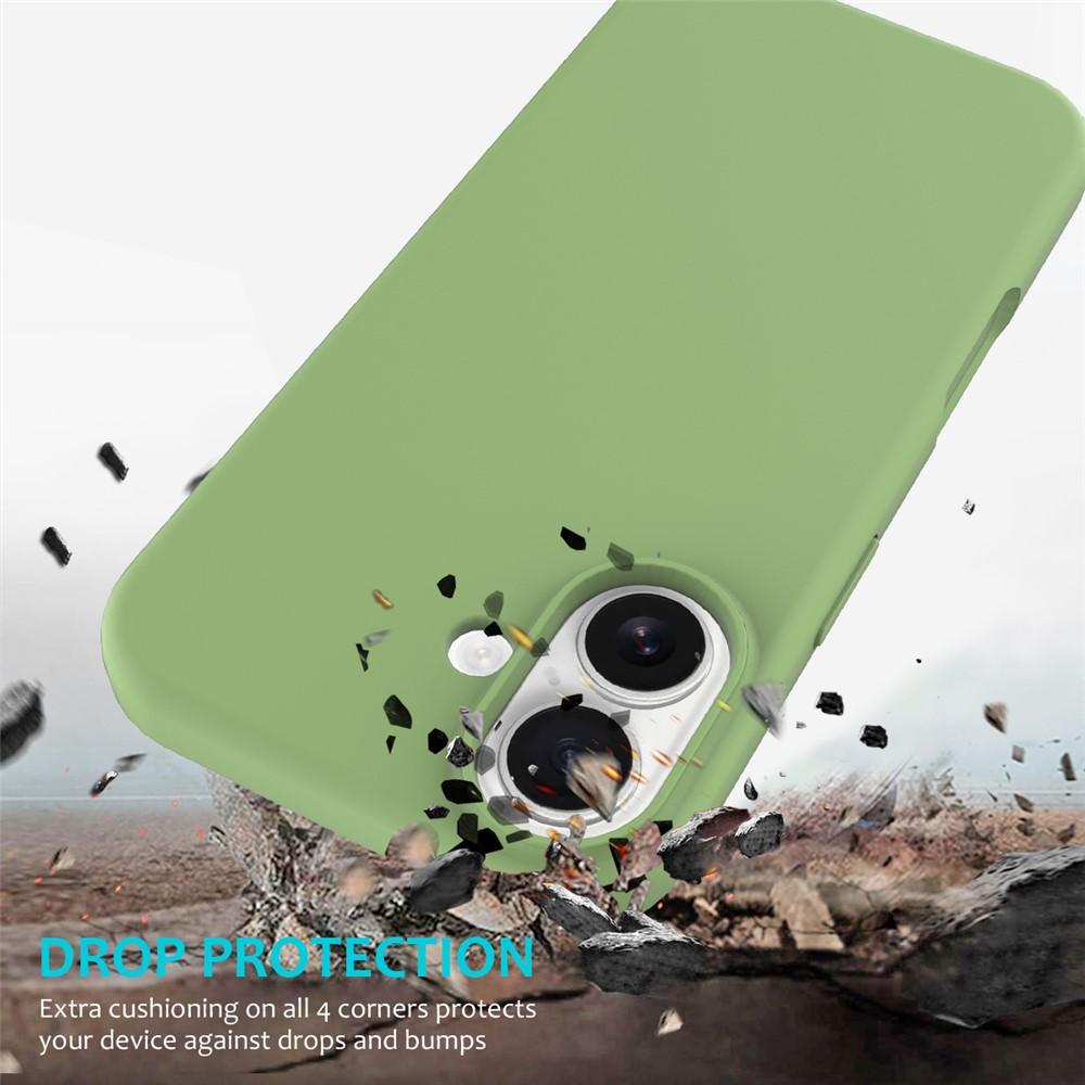 Billede af iPhone 17 Cover Stødsikkert Silikone - Mintgrøn