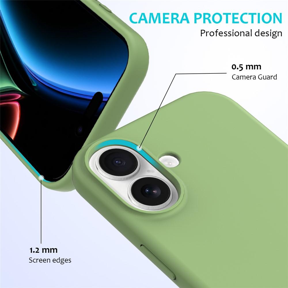 Billede af iPhone 17 Cover Stødsikkert Silikone - Mintgrøn