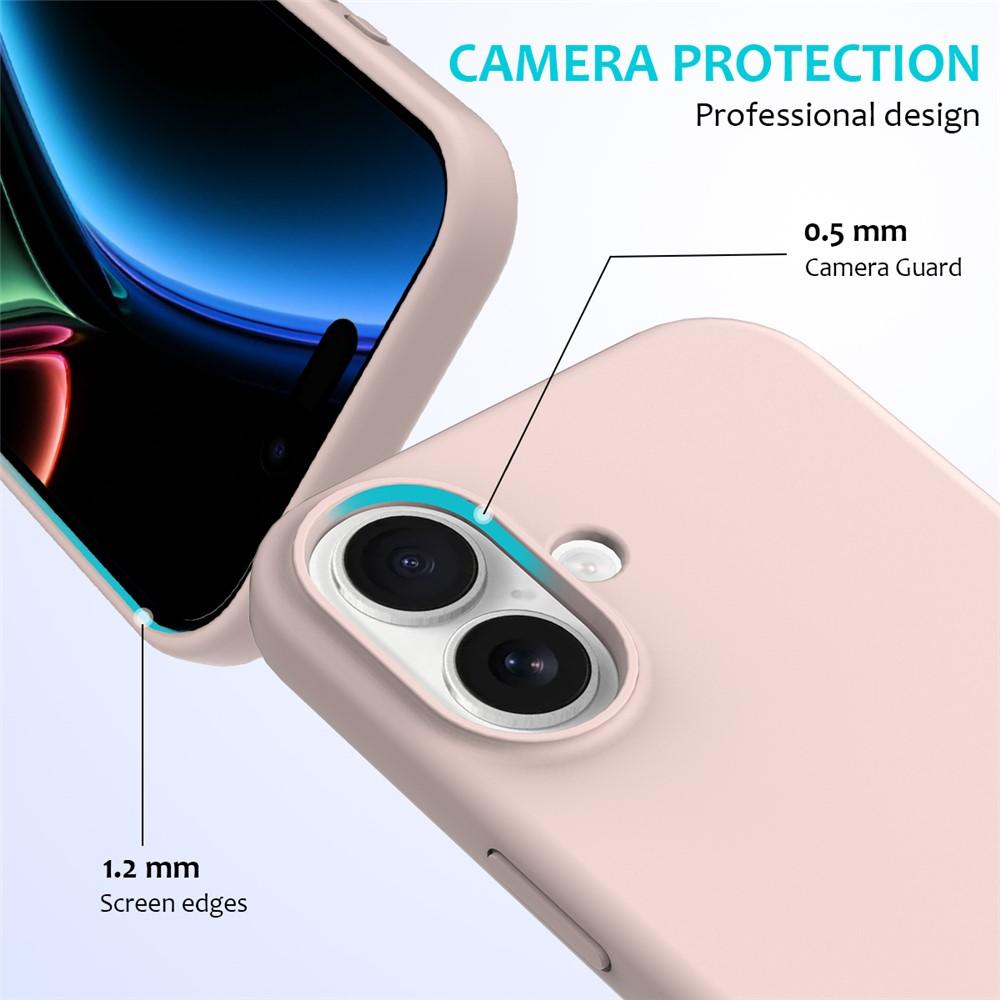 Kuva:  iPhone 17 Iskunkestävä Silikonikotelo - Vaaleanpunainen