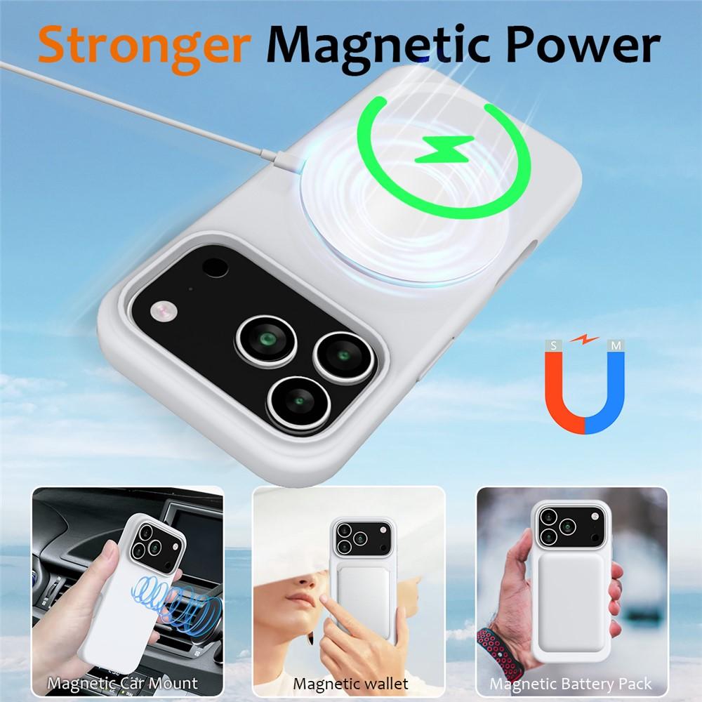 Bild von iPhone 17 Pro Hülle mit MagSafe, stoßdämpfend - Weiß