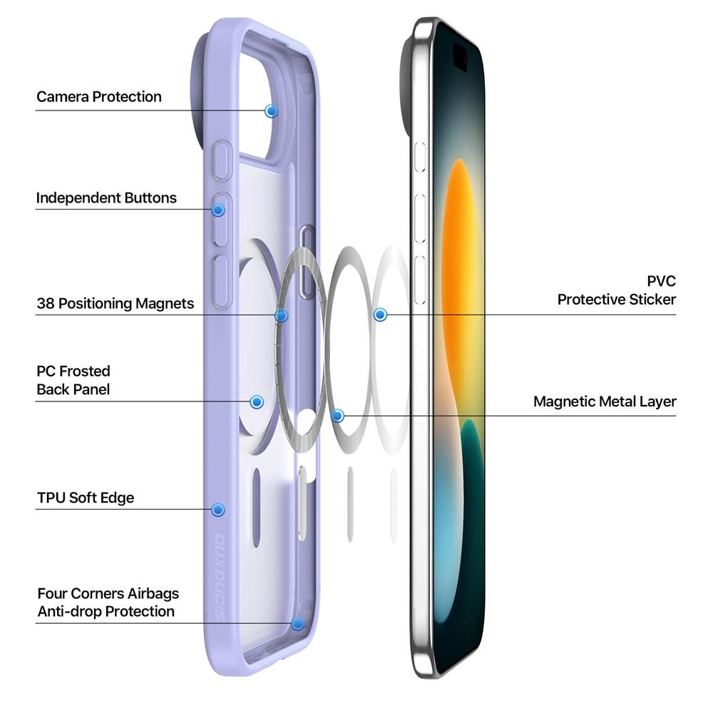 Bild von iPhone Air Hülle DUX DUCIS Yind PC+TPU - Helllila