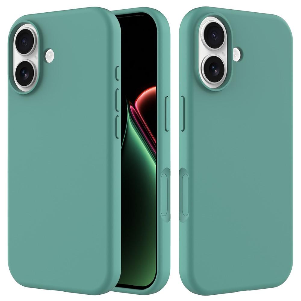Bild på iPhone 17 Skal i Flytande Silikon - Mörkgrön