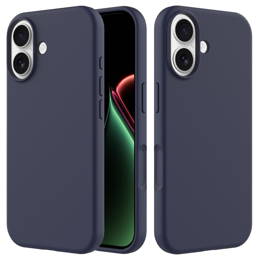 Kuva:  iPhone 17 kuori nestemäisestä silikonista - keskiyön sininen
