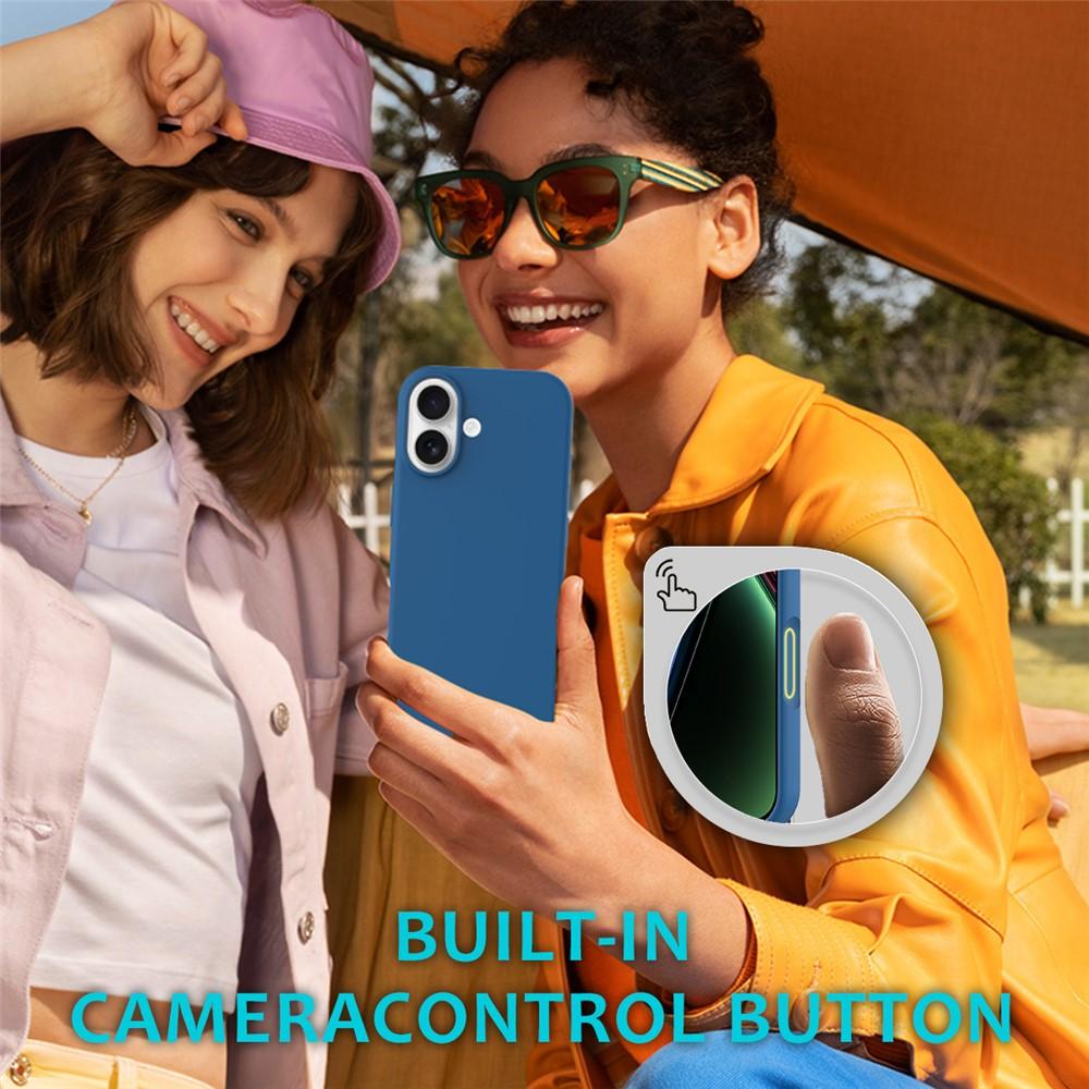 Billede af iPhone 17 Støddæmpende Silikonecover - Blå
