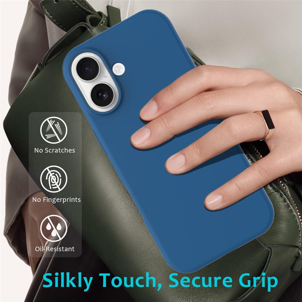 Billede af iPhone 17 Støddæmpende Silikonecover - Blå