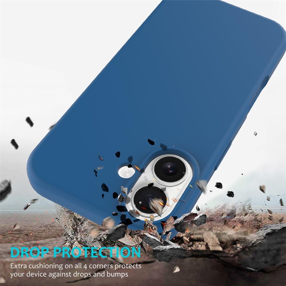 Billede af iPhone 17 Støddæmpende Silikonecover - Blå