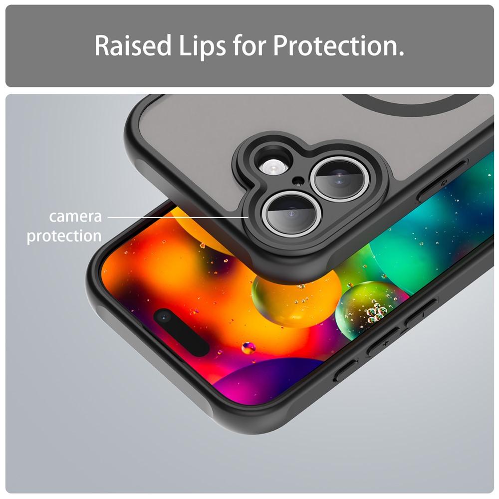 Billede af iPhone 17 Cover med MagSafe, Stødsikker PC + TPU - Sort