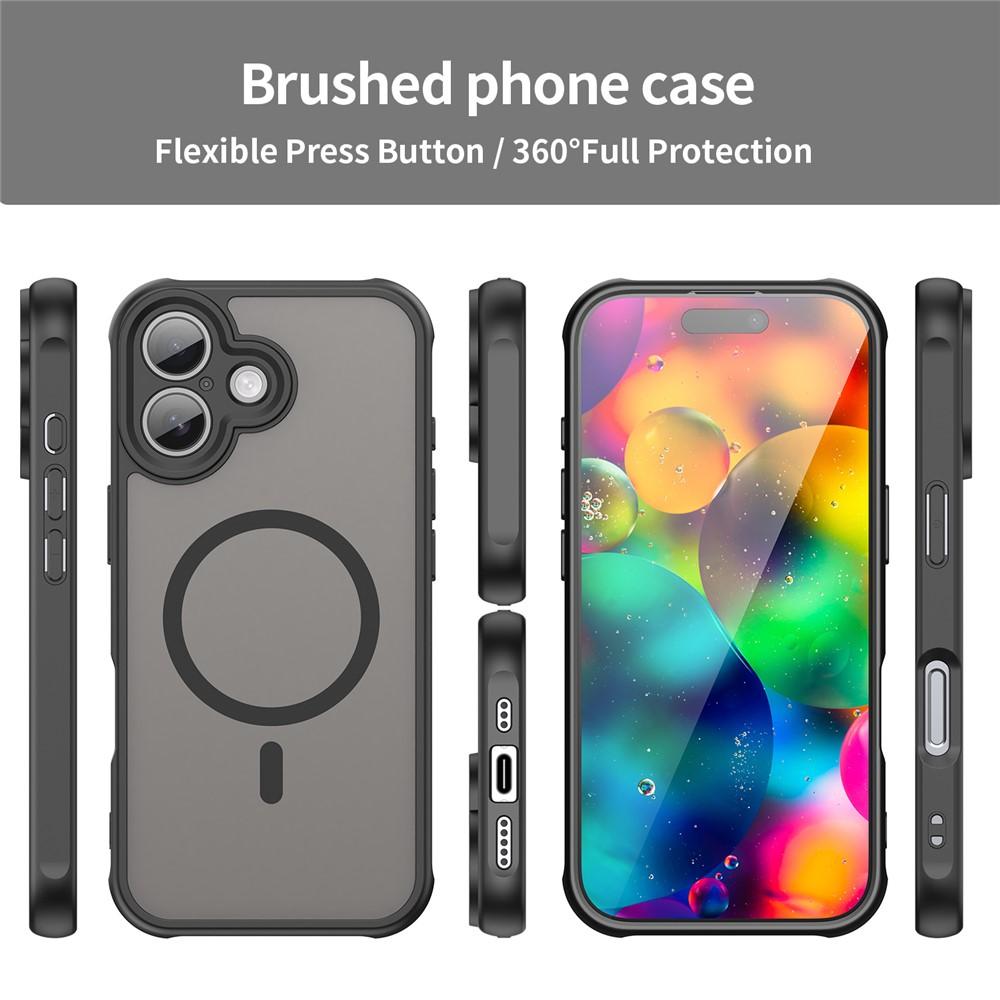 Billede af iPhone 17 Cover med MagSafe, Stødsikker PC + TPU - Sort