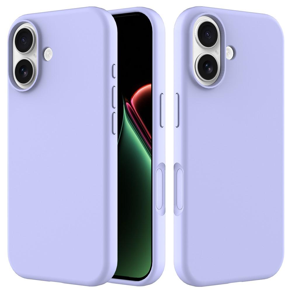 Billede af iPhone 17 Støddæmpende Silikonecover - Lilla