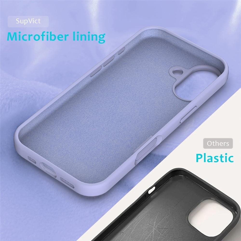 Billede af iPhone 17 Støddæmpende Silikonecover - Lilla