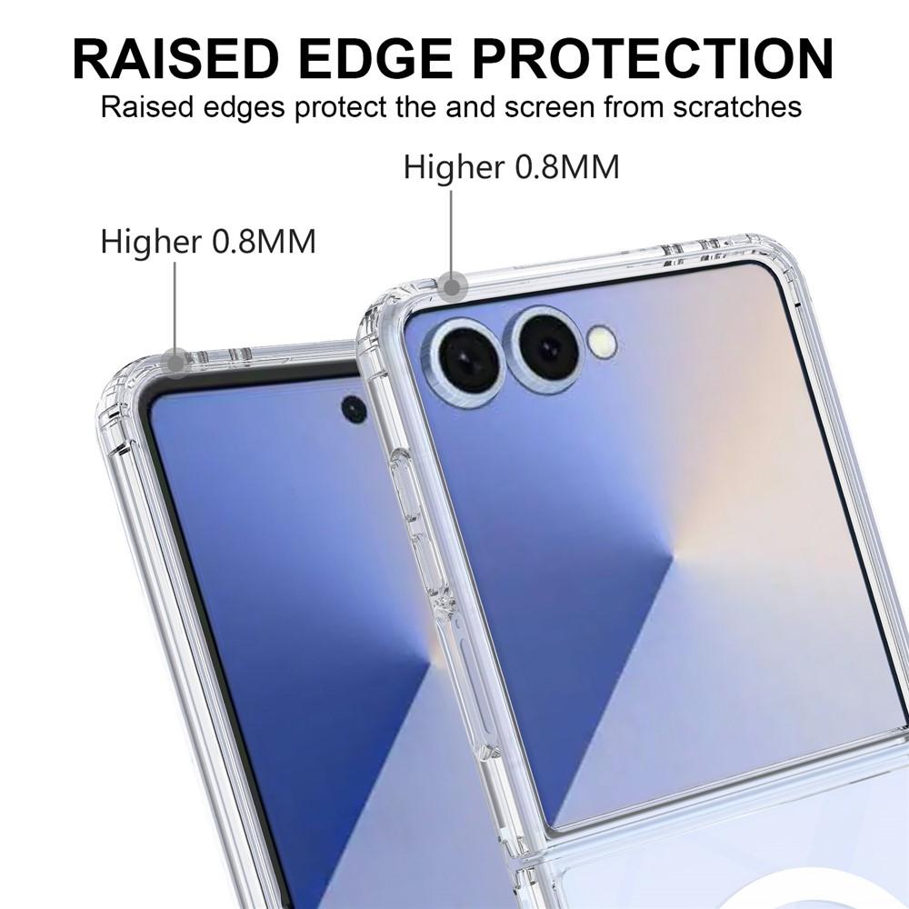 Kuva:  Samsung Galaxy Z Flip7 5G Läpinäkyvä Kuori MagSafella