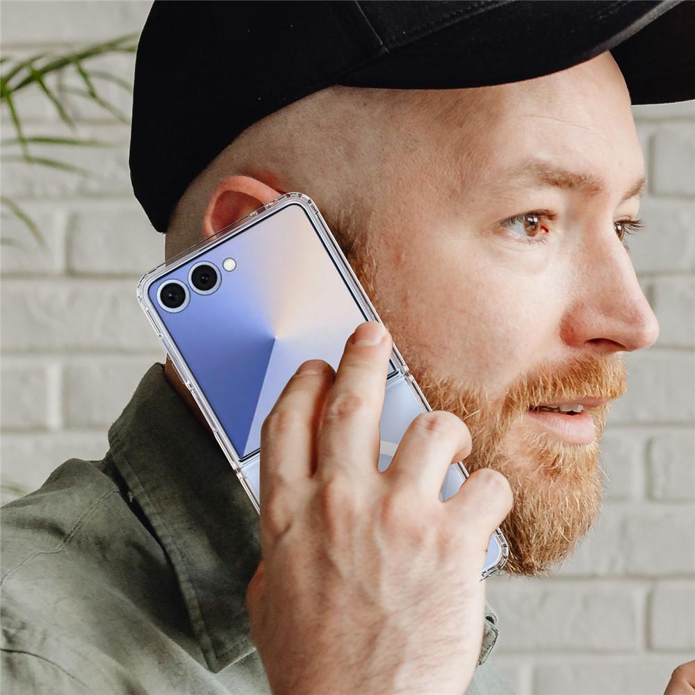 Kuva:  Samsung Galaxy Z Flip7 5G Läpinäkyvä Kuori MagSafella