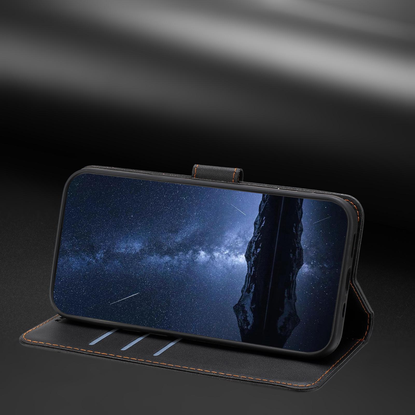 Billede af iPhone 17 Pro Max Læderetui Pung - Sort