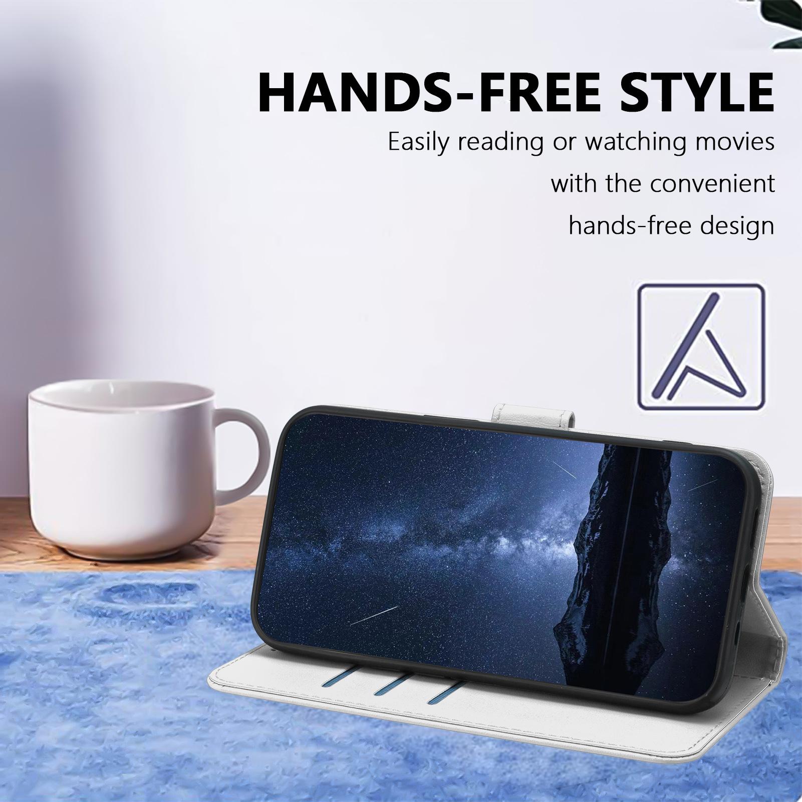 Billede af iPhone 17 Pro Læderetui Pung - Sølv