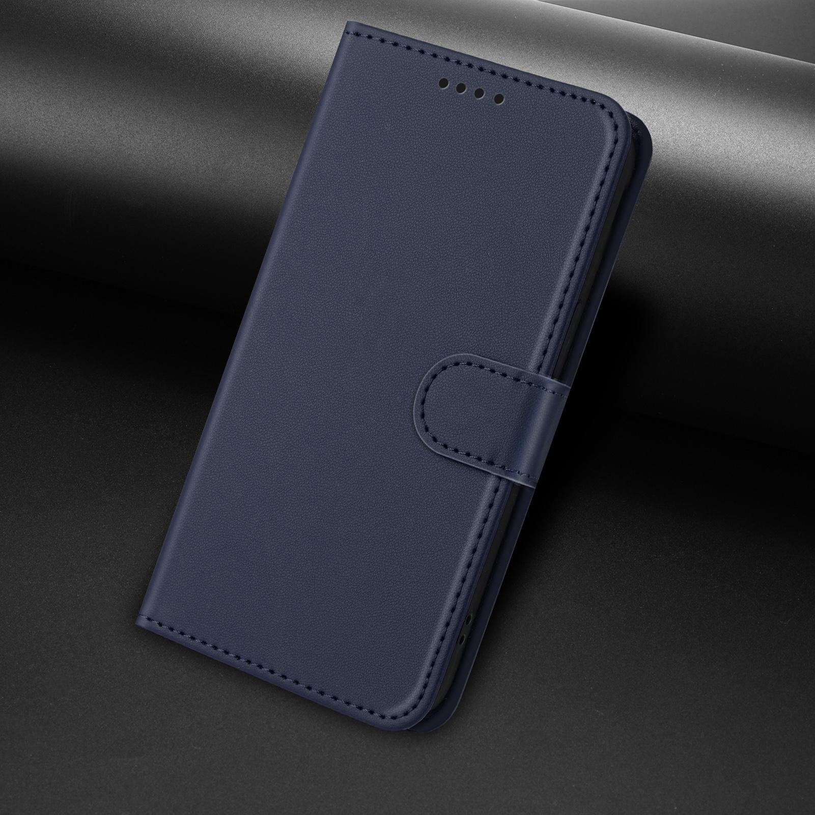 Bild von iPhone 17 Pro Max Lederhülle Geldbörse - Blau