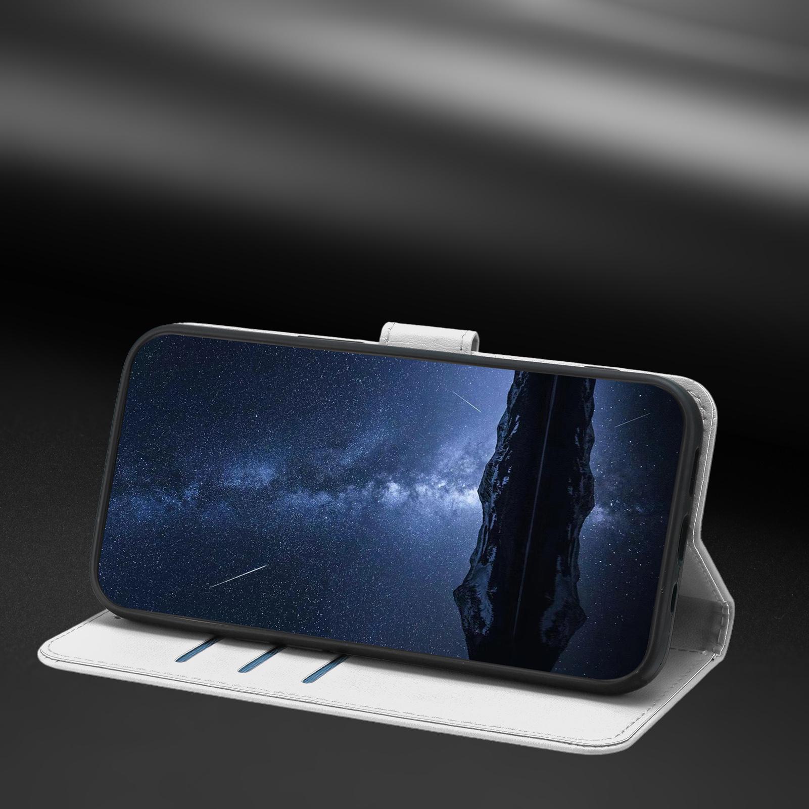 Bild von iPhone 17 Pro Max Lederhülle Geldbörse - Silber