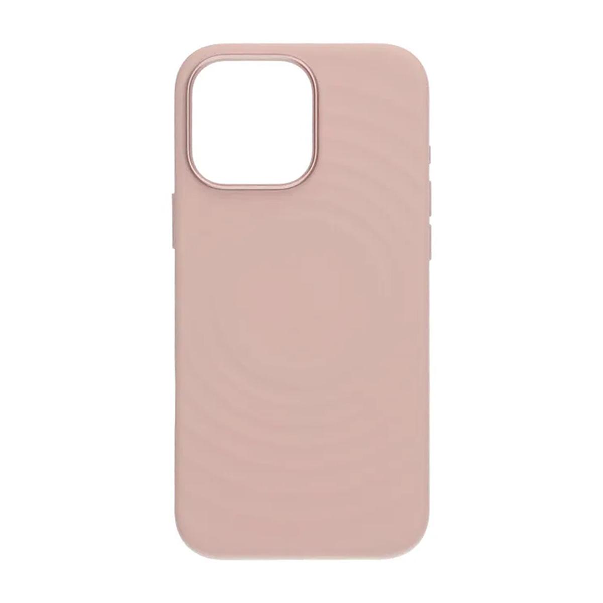 Bild von Handyhülle aus Silikon für iPhone 16 Pro Max - Rosa mit Kameraschutz