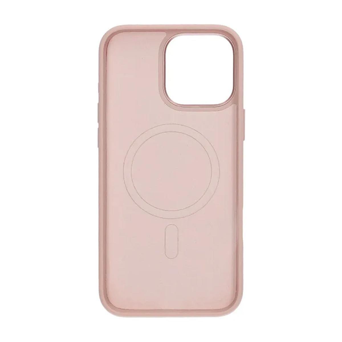 Bild von Handyhülle aus Silikon für iPhone 16 Pro Max - Rosa mit Kameraschutz