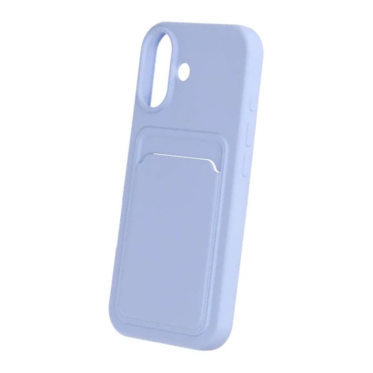 Bild von Handyhülle Silikon mit Kartenhalter für iPhone 17 - Lila