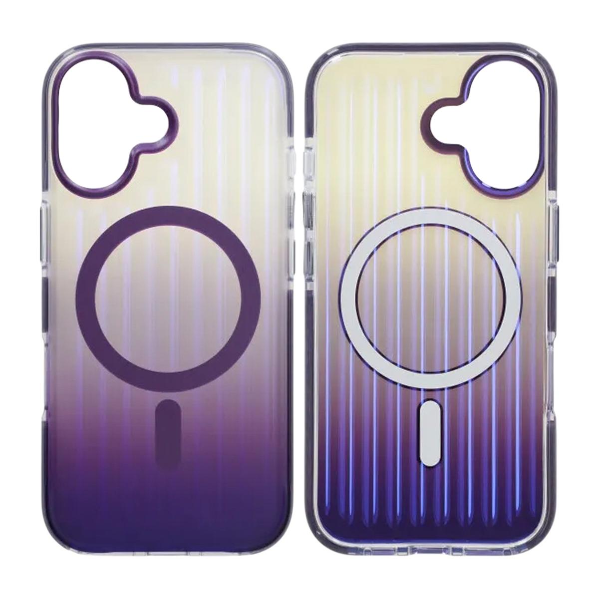 Bild von Gewellte Gradienten-Magnet-Hülle für iPhone 17 in Dunkellila