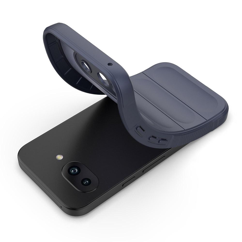 Bild på Google Pixel 9a Stöttåligt Mjukt TPU Skal - Mörkbl