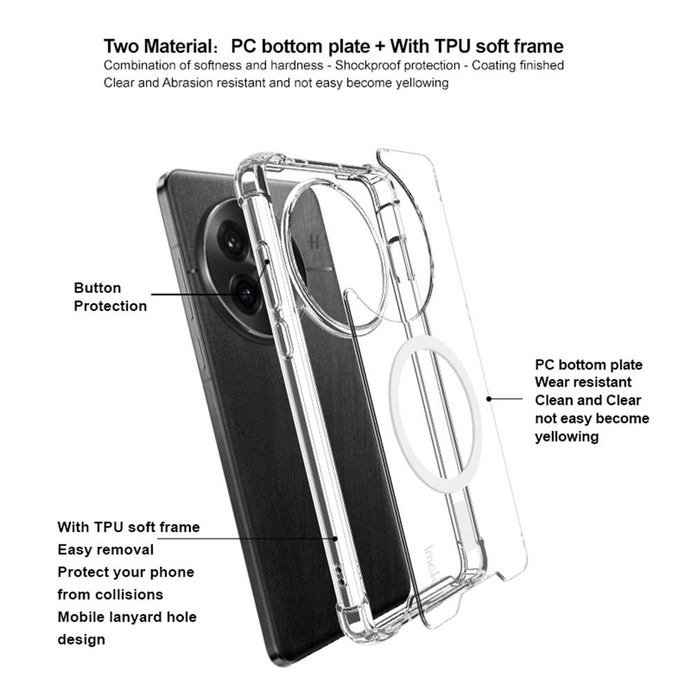Bild på IMAK Transparent skal för OnePlus 13, MagSafe-komp