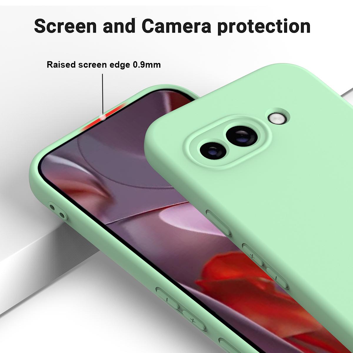 Bild på Google Pixel 9a Skal i Silikon med Handrem - Grön