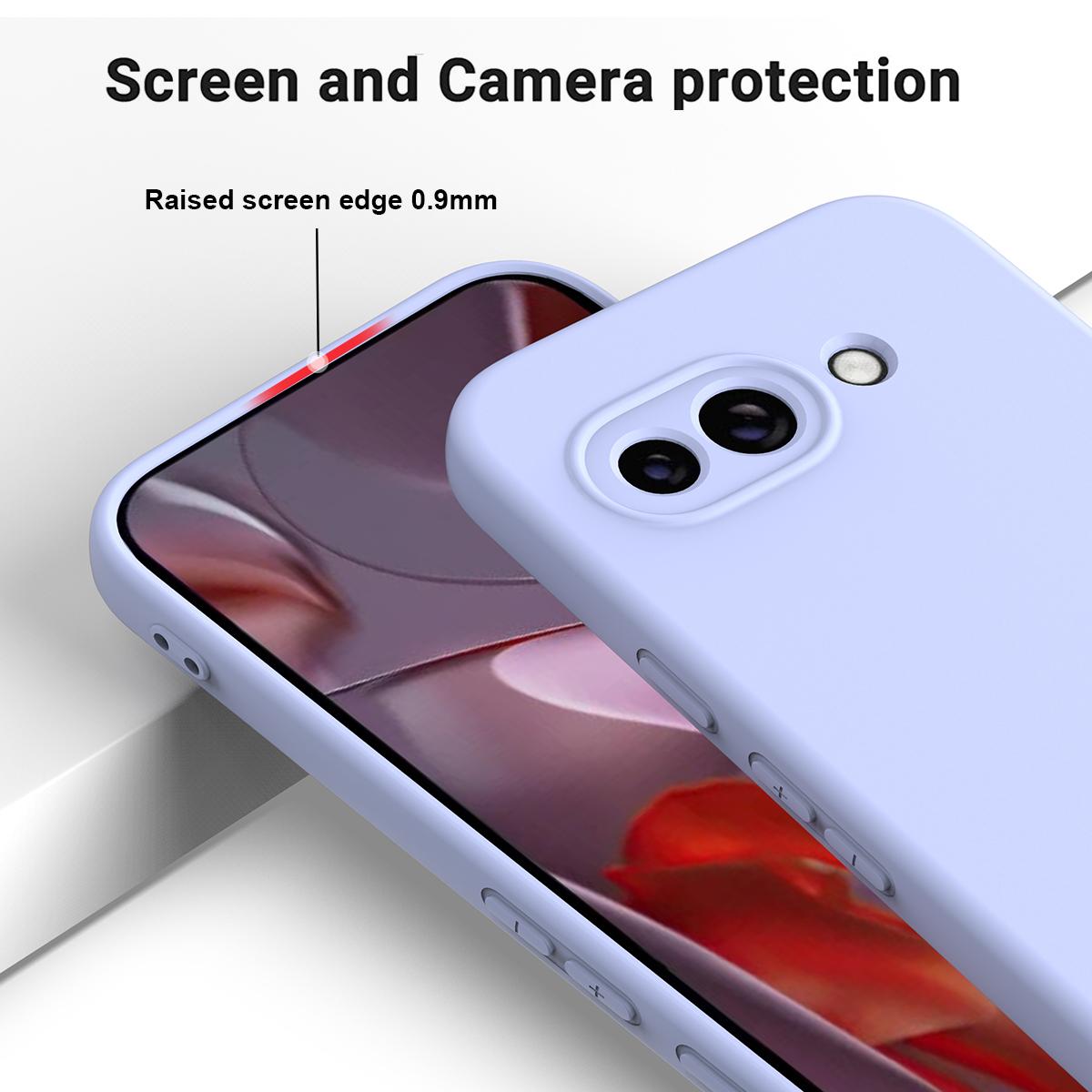 Bild på Google Pixel 9a Silikonskal med Handrem - Lila