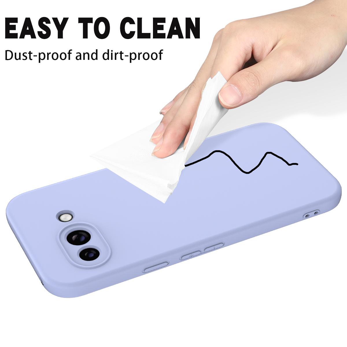 Bild på Google Pixel 9a Silikonskal med Handrem - Lila
