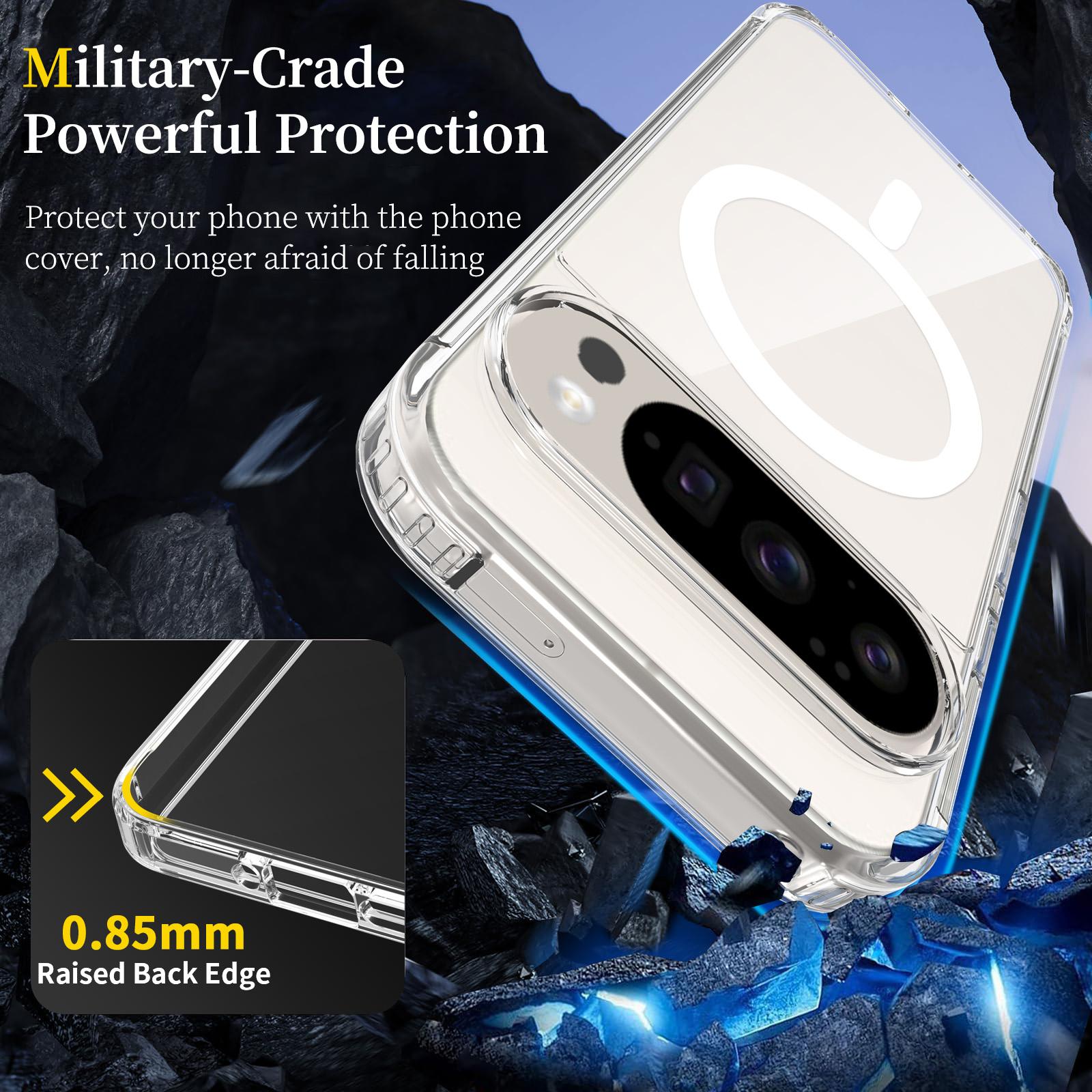 Bild von Google Pixel 10/9 Pro Magnetische Kratzfeste Hülle 2,0 mm TPU+PC