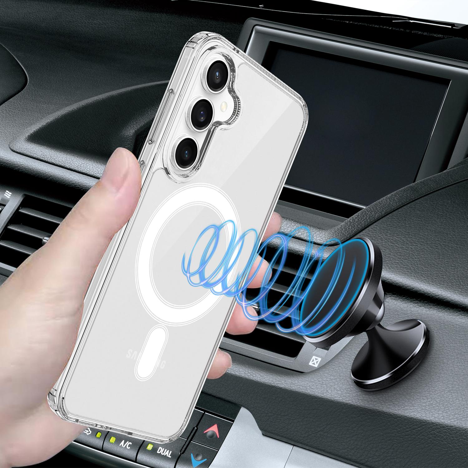 Bild på Samsung Galaxy S25 FE MagSafe-kompatibelt skal - Transparent