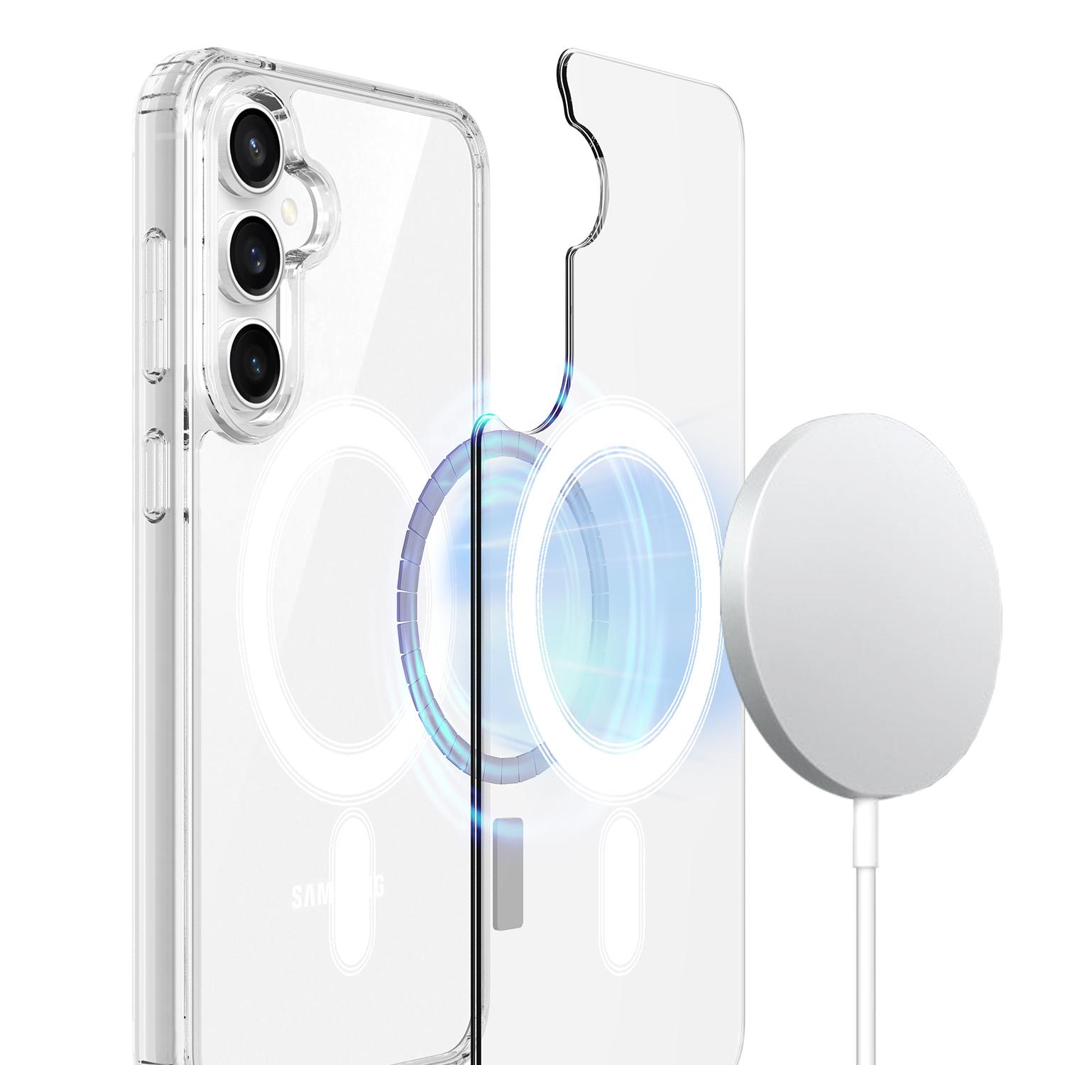 Bild på Samsung Galaxy S25 FE MagSafe-kompatibelt skal - Transparent