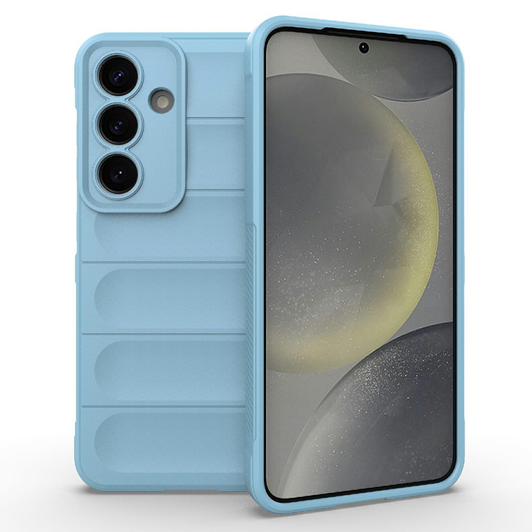 Bild på Samsung Galaxy A35 5G Stöttåligt Skal - Babyblå