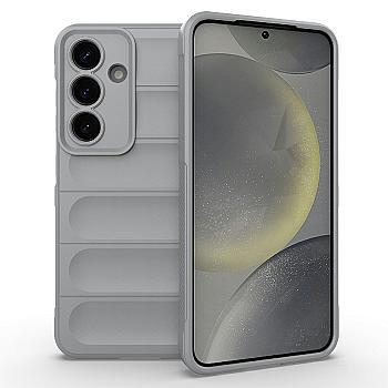 bild på Samsung Galaxy A35 5G Stöttåligt Skal Ljusgrå