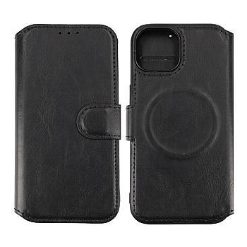 bild på iPhone 15 Plånboksfodral med Magsafe Rvelon - Svart