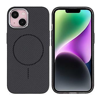 bild på iPhone 13/14 Mobilskal Carbonmönstrad - Svart