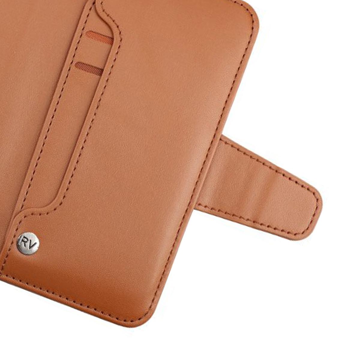 Bild på iPhone 13 Plånboksfodral Extra Kortfack Rvelon - Guldbrun