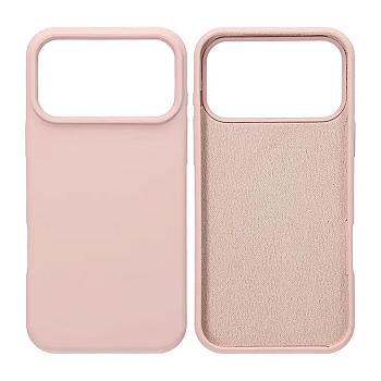 bild på Etui na telefon z miękkiego silikonu do iPhone 17 Pro Max - piaskowy róż