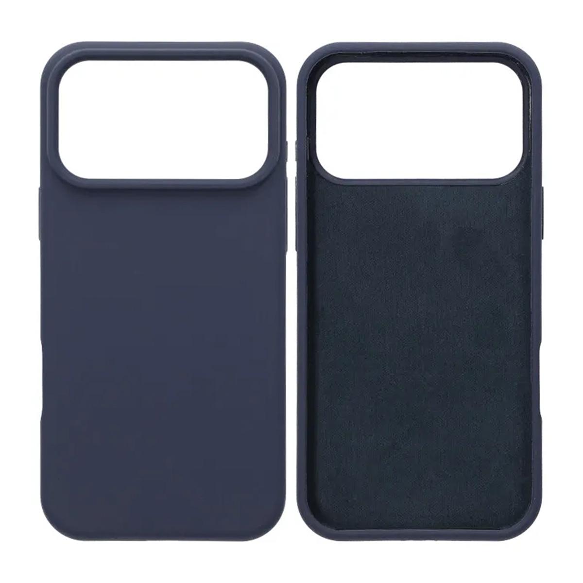 Bild von Hülle aus weichem Silikon für iPhone 17 Pro Max - Dunkelblau