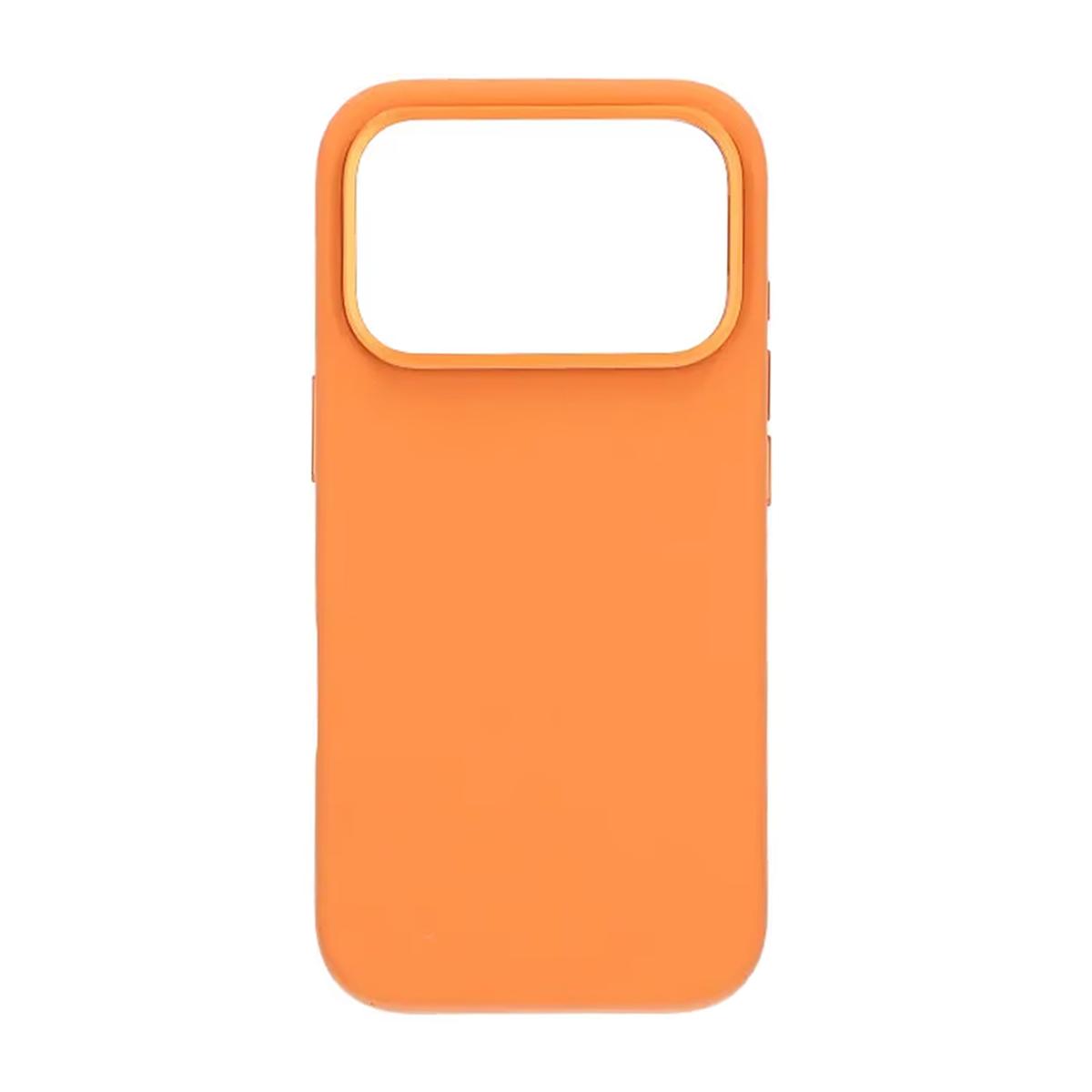 Bild på Mobilskal Silikon Magsafe och Statv iPhone 17 Pro - Orange