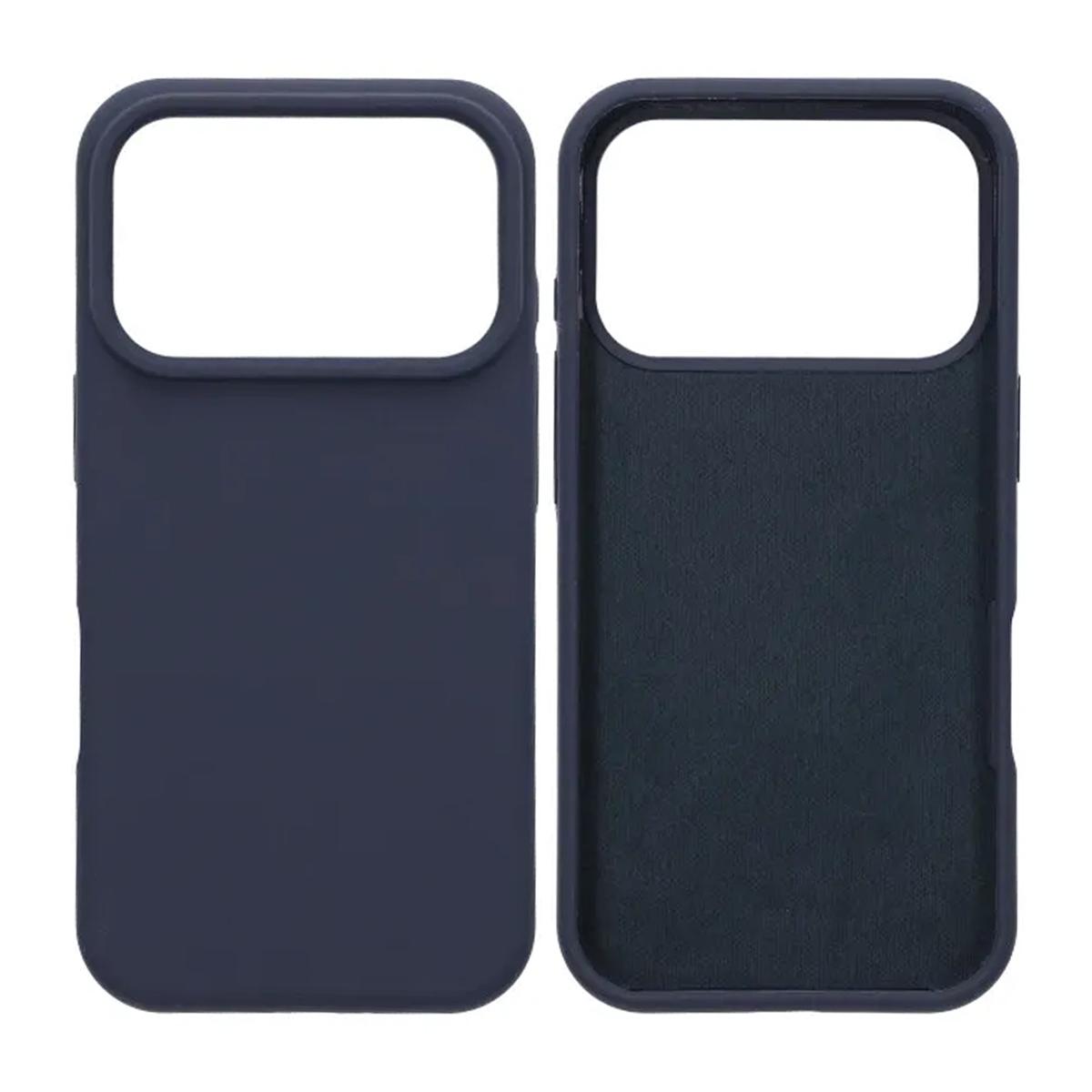 Bild von Hülle Weiches Silikon für iPhone 17 Pro - Dunkelblau