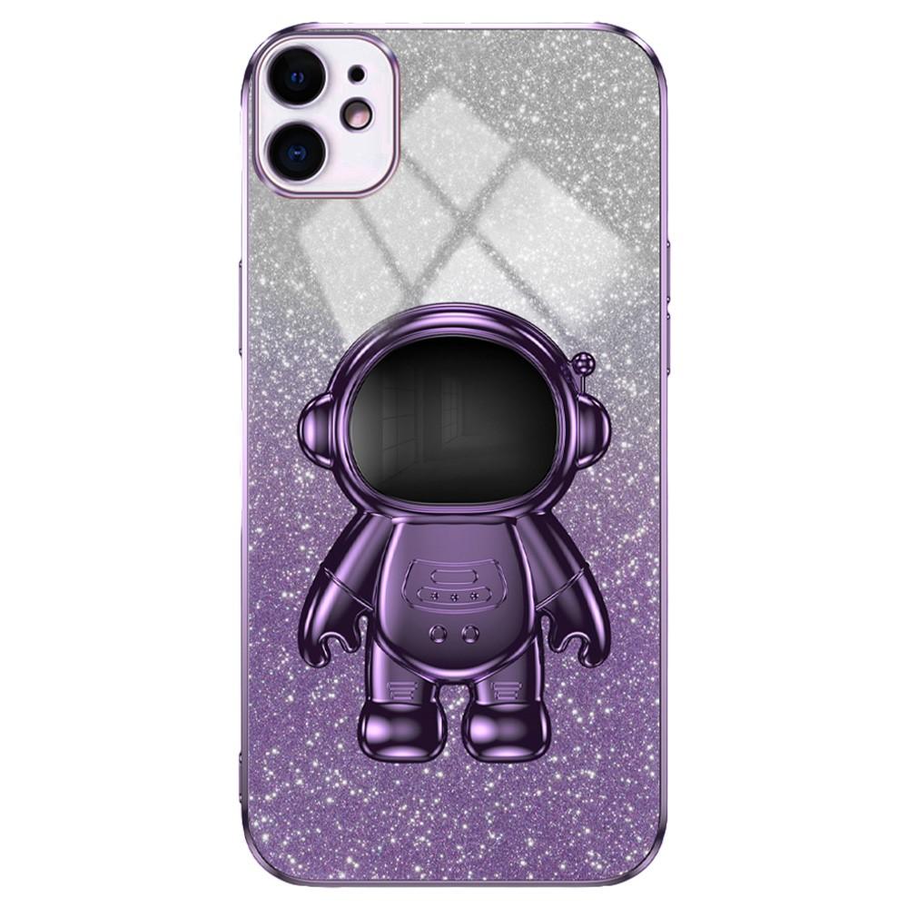 Bild på iPhone 12  Skal Astronaut PC+TPU med Stativ - Lila