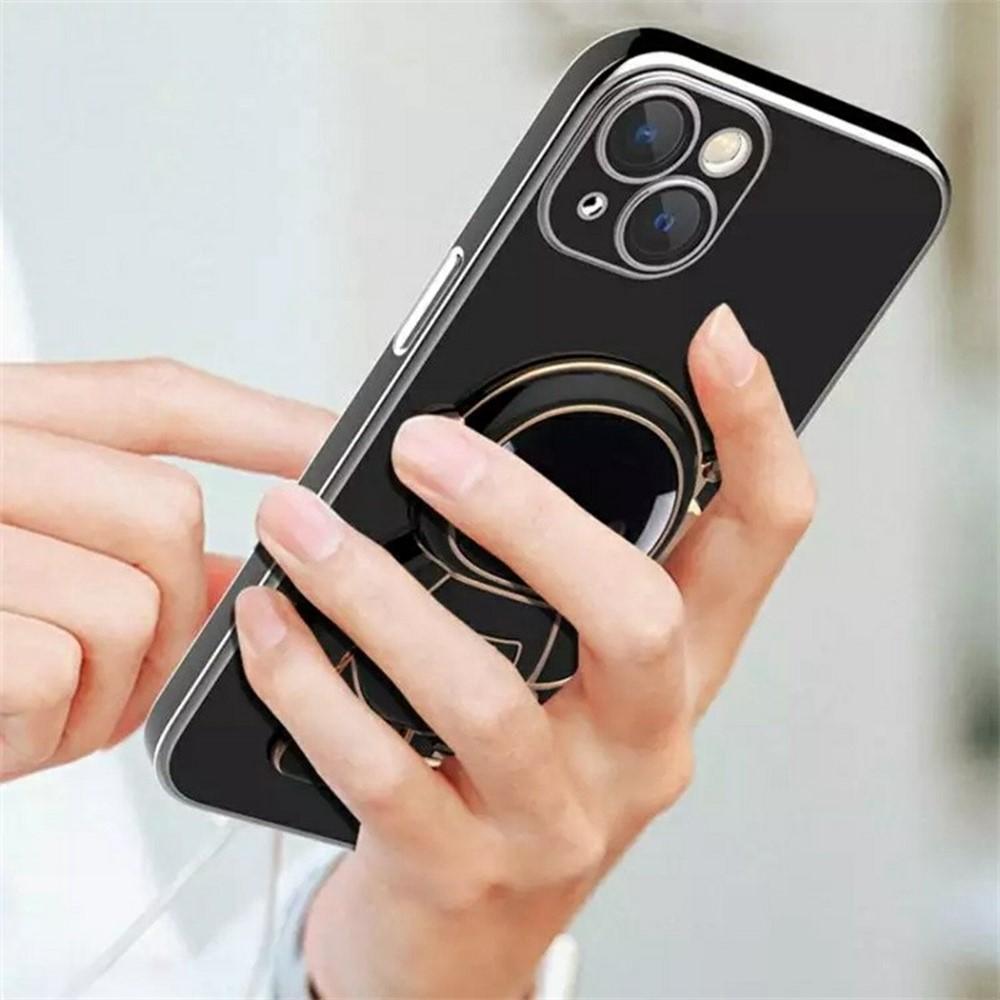 Bild på iPhone 14 Skal Mjuk TPU Astronaut Stativ - Svart