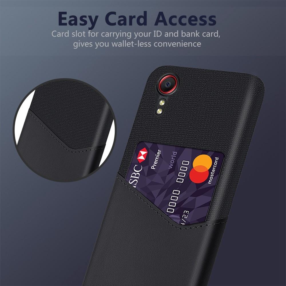 Bild på Skyddande fodral i tyg, läder & PC för Galaxy Xcover 5