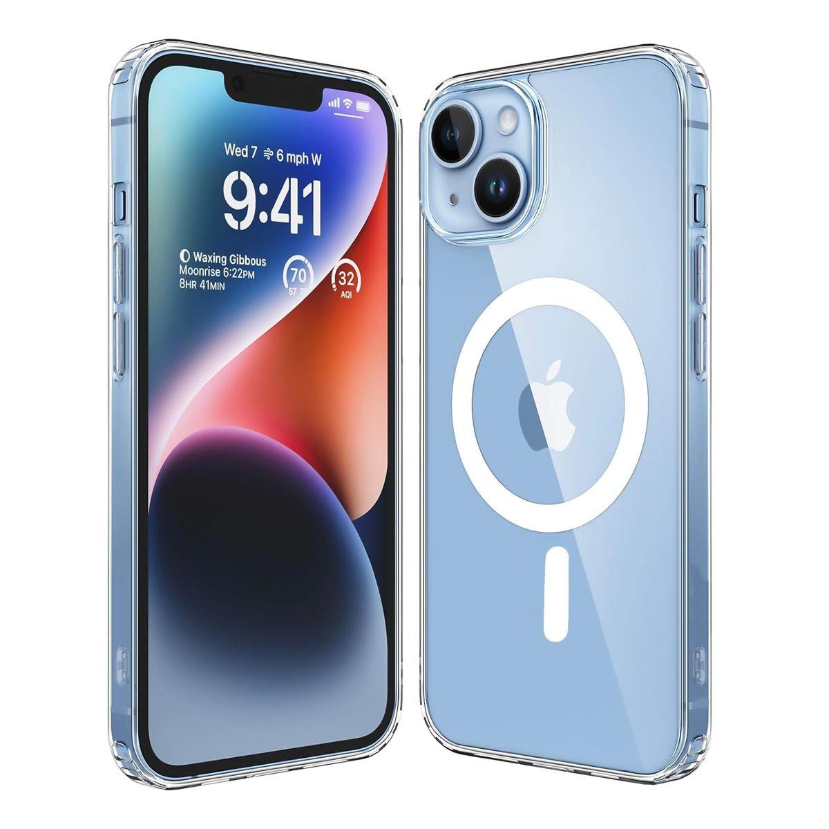 Bild på Mobilskal Stöttåligt med Magsafe för iPhone 13 - Transparent