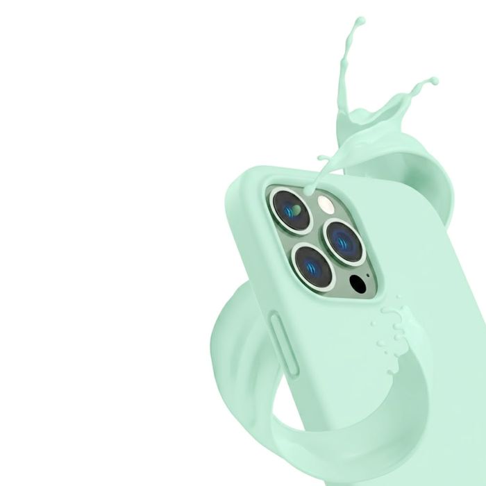 Bild på iPhone 12/12 Pro Skal - Silikon Grön Rvelon
