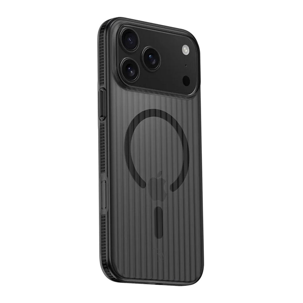 Bild på Rvelon Mobilskal Korrugerad Magsafe för iPhone 17 Pro Max - Svart