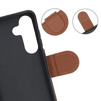 bild på Brun plånboksfodral för Galaxy S24