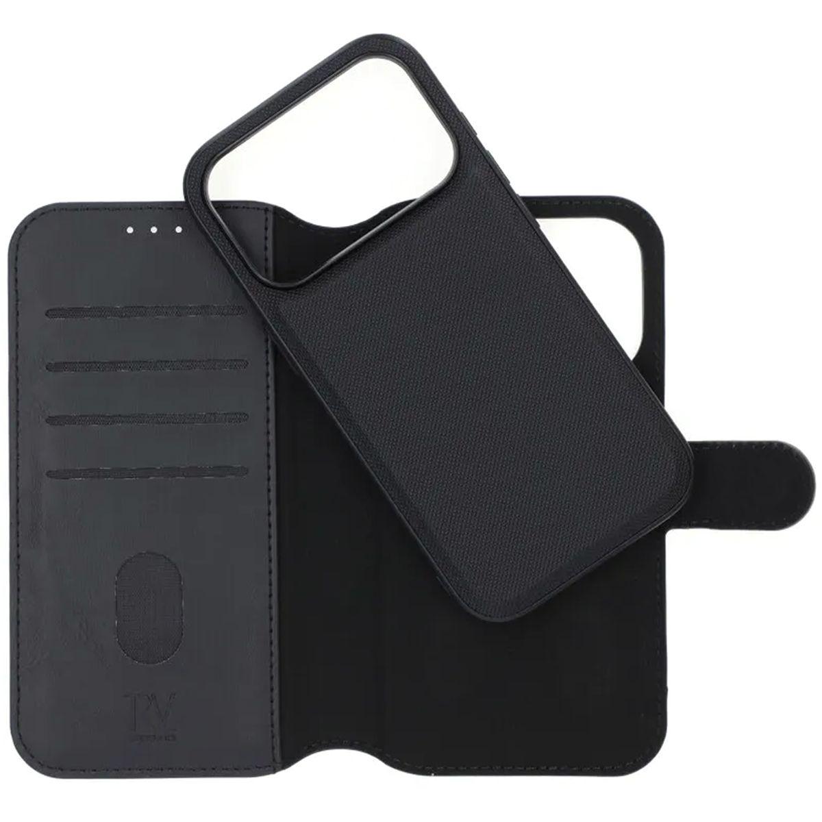 Bild von Rvelon Brieftaschenhülle mit Magnet für iPhone 17 Pro Max - Schwarz