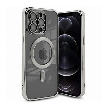 bild på Luxury Mobilskal med Magsafe iPhone 12 Pro Max - Silver